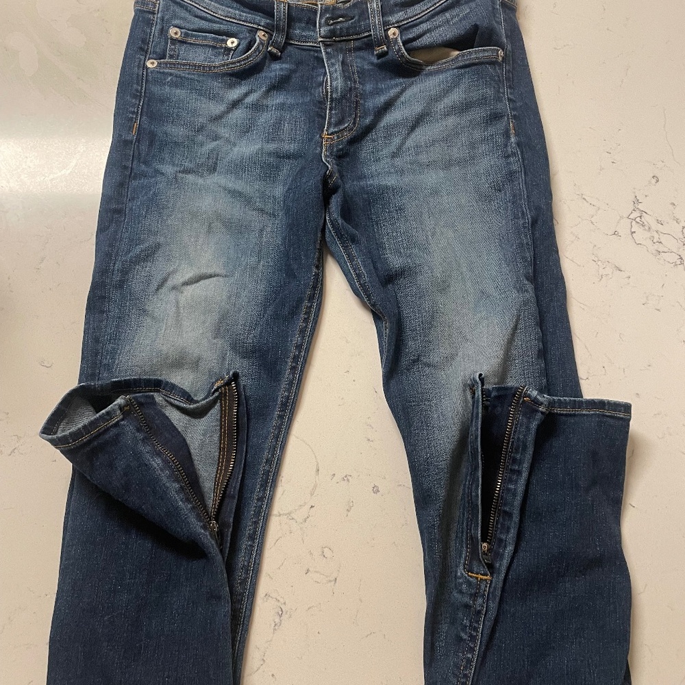Rag & Bone Zipper Jeans